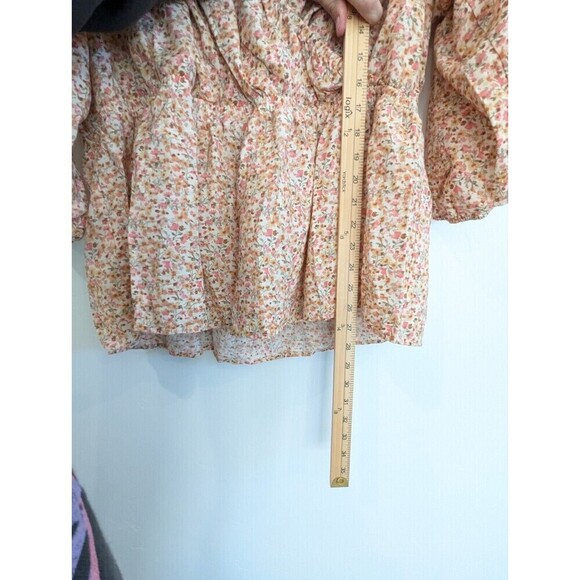 Lane‎ Bryant Blouse Womens Plus Size 18 Floral Peplum Top - Picture 11 of 11